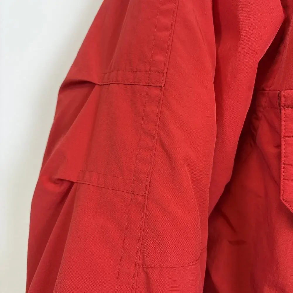 Vintage 80s Red Ski Puffer Jacket Retro Ski Gorpcore Oversized XL - Picture 7 of 16